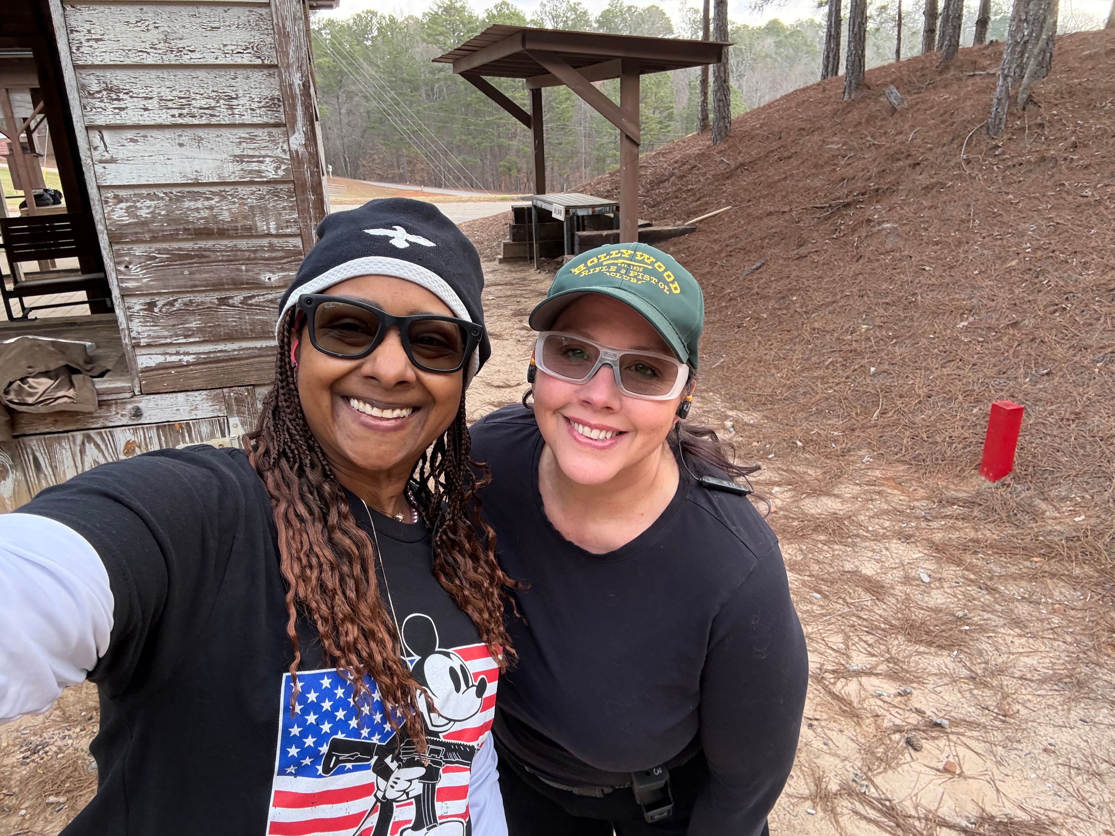 Group firearms safety class for women